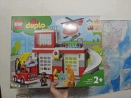 樂高得寶系列10970消防局與直升機男孩子益智玩具大顆粒積木