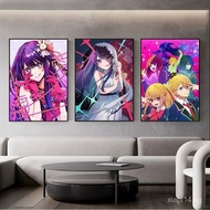 Oshi No Ko H-Hoshino Ai Retro Movie Poster Prints Home Modern Wall Art Living Room Bedroom Dining Ro