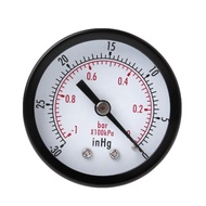 Mini Air Vacuum Pressure Gauge 50Mm Pressure Meter -1Bar