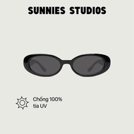 SUNNIES STUDIOS - Oval Ink Midnight Sunglasses - 60337RP-1-1