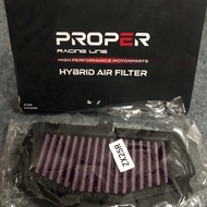 Proper Racing Line Hybrid Air Filter for ZX25R Motorcycle Air Filter