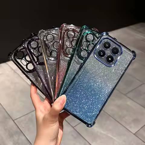 Luxury Glitter Plating Clear Case for MOTO Edge 70 60 50 S Fusion NEO Pro G77 G67 G86 G56 G66J G66Y 