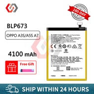 BLP673 Battery 4100mAh Replacement For Oppo A5S/A7/A3S/A12  Mobile Phone Battery With Glue Sticker
