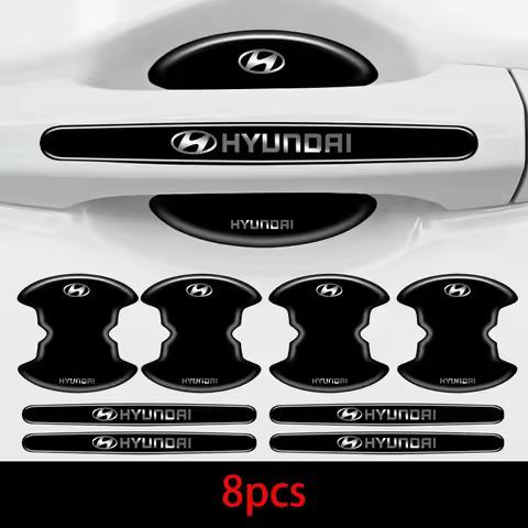 Car Door Bowl Handle Protector Film Sticker Accessories For Hyundai Genesis N-LINE I10 I20 I30 I40 I