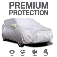 Car Cover Full Covers with Reflective Strip Dustproof UV Scratch-Resistant Sunscreen Protection for 4X4/SUV Business Car
