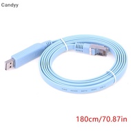 NDY 1.8M USB To RJ45 USB To RS232 Serial To RJ45 CAT5 Console Adapter Cable Cord N