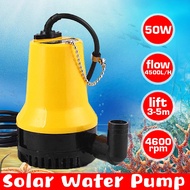 50W DC 12V / 24V Brushless Water Pump Circulating Water Pump 4500L / H Solar Water Pump 5m