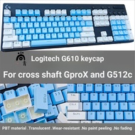 Suitable for Logitech g610 Keycap Dedicated pbt Keycap g512c gprox Translucent Anti-oiling Gaming Ke
