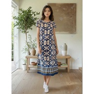 Contemporary batik daster Premium Rayon material busui 2 active buttons/ Current model daster / all 