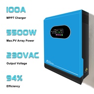 Inverter solar off-grid MPPT serba guna 3KW 4KW 5KW 6KW menyediakan inverter gelombang sinus tulen.