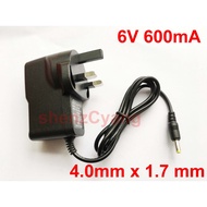 6V 600MA Mains AC-DC Adaptor Power Supply for Omron M3 M2 M7 Blood Pressure Monitor