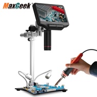 Maxgeek Andonstar AD407 PRO Digital Microscope with 7 Inch Screen and Upgrade 12.5inch Metal Base St