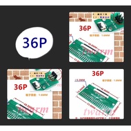 FPC To 2.54mm Pin Header, Inline Plug 0.5mm Spacing Socket