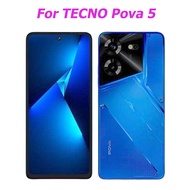 P-One ฟิล์มกระจก กันมอง กันเสือก TECNO sparkgo1 sparkgo2024 pova5 pova6neo spark30c pova6pro