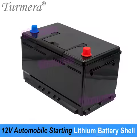 Turmera 12V Automobile Starting Lithium Batteries Shell Car Battery Box for 58043 Series AGM H7-80 0