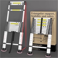 Adjustable Retractable Telescoping Ladder Extension Telescopic Collapsible, 12.5 FT Rv Telescope Fol
