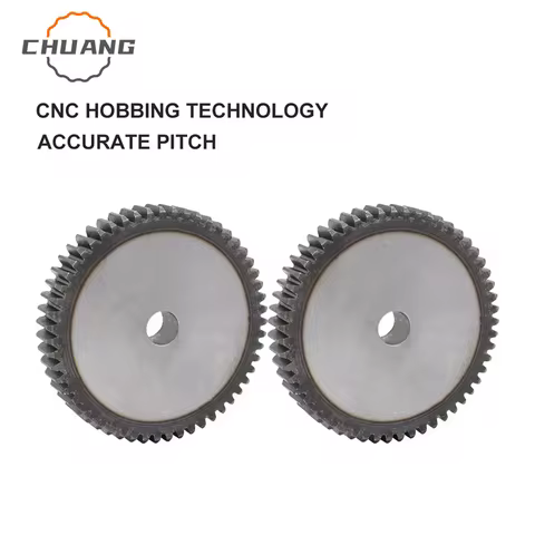 2 M Spur Gear 55/56/57/58/59/60/61/62/63/64/65/66/67/68T SC45# Carbon Steel Material Cylindrical Gea