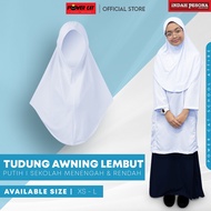 POWER CAT School Uniform Wear Tudung Owning - White/Size XS-L