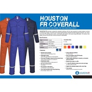 HOUSTON NAVY BLUE FIRE RETARDENT FRC COVERALL-KALIS API