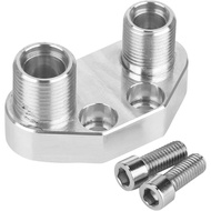 AC Compressor Adapter 8AN/-10AN Fitting (3/4-16 and 7/8-14 Threads) Polished Finish Fit for SD7B10 7