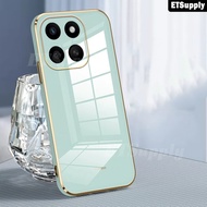 Phone case Honor 400 Smart Honor X7D Soft Transparent Plating Antioxidant Clear Back Cover Honor X7D