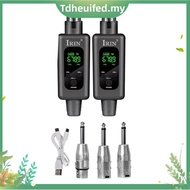 UHF Wireless Microphone Transmitter Receiver XLR 1 Transmitter and 2 Receiver Audio Mixer Adapter Sy