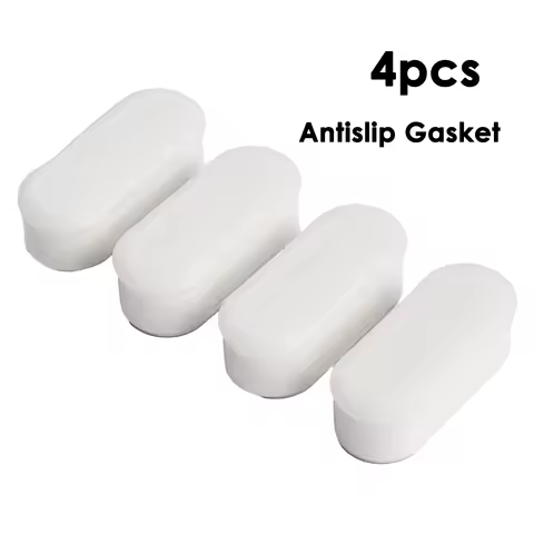 Repair Tools Seat Bumpers Plastic Replacement 4pcs 5x2x1.7cm Antislip Buffer Pad Fixtures Home White