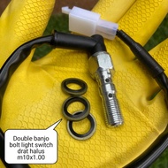 Banjo Bolt double Banjo light Switch Brake Bolt Switch Fine Thread Switch