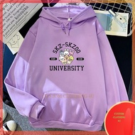 Hoodie Skz Skzoo University Straykids Sweater Kpop Stray Kids Women Skz Skz Skzo Original Ori Felix 