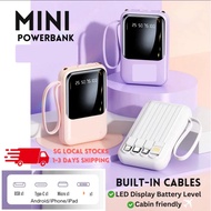 🇸🇬READY STOCKS🇸🇬 🌟5000mah Lightweight Mini Powerbank 4-in-1 Fast Charging