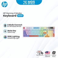 HP K500F Gaming Keyboard Wired/Wireless/Bluetooth Connection RGB Mechanical Feeling Gaming Keyboard