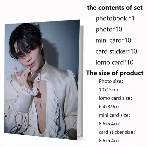 Series1 JeffSatur Jeff Satur Photobook Set With Photo Lomo Card Mini Card Sticker Calendar Picturebo