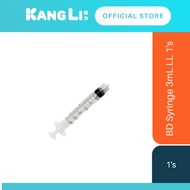 BD Syringe 3mL LL 1's