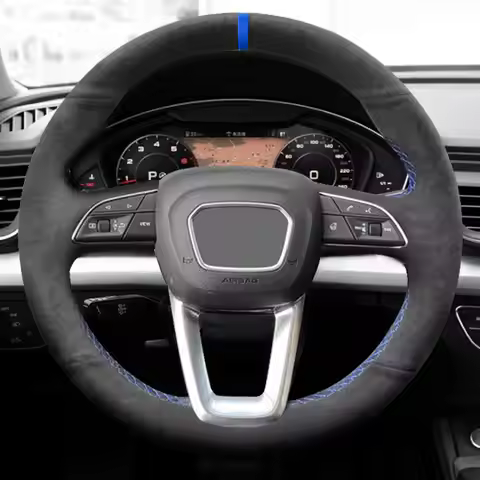 For Audi A3 S3 8Y A4 S4 B9 A5 S5 Q2 Q3 F3 Q5 FY SQ5 Q7 4M SQ7 Q8 SQ8 RSQ8 (O Shape) Car Steering Whe