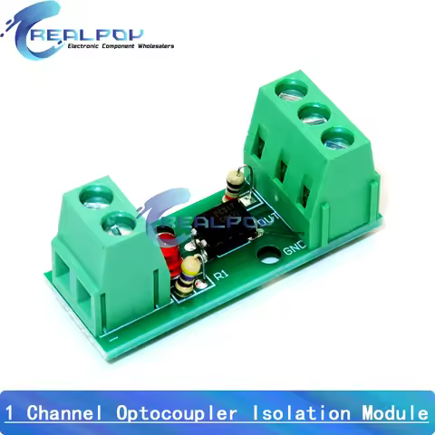 1 Channel Way Optocoupler Isolation Module PC817 EL817 3V-5V 12V 24V Photoelectric Isolator Rail Hol