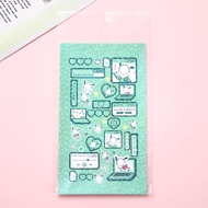 Raimondo Akun Tangan Dekoratif Stiker DIY Berkilau Anjing Kuromi Cinnamoroll Kartun