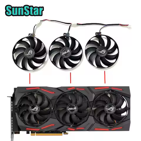 NEW 88MM T129215SU FDC10H12S9-C RTX 2080 GPU Cooling Fan For ASUS ROG STRIX RTX 2080 2080Ti 2080S 20