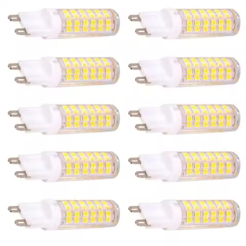 1- 10PCS Super Bright G9 LED Light Bulb 6W 9W 12W 15W 220V Lamp Constant Power Light LED Lighting G9
