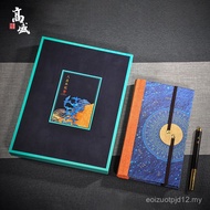 Goldman Sachs Budaya Tulen Percetakan Warna Sutera Buku Nota Kehidupan Set I Ching Hadiah Pengijazah