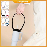 2Pcs Water Bottle Handle Silicone Water Bottle Sling with Strap Portable Water Bottle Lanyard Fits B