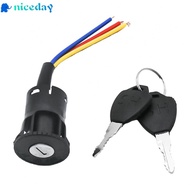 Replacement Ignition Key Switch for Electric Scooters Choose from 3 Wire Options