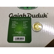 dinar public gold 1/2 emas 999.9