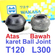 Boot Ball Joint L300 T120 Atas Bawah karet tutup debu abu Wakasa