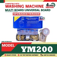 YM200 UNIVERSAL WASHING MACHINE BOARD / MULTI BOARD / CONTROL BOARD / PCB BOARD / UNIVERSAL PCB BOAR