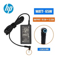 HP 19.5V 3.33A 65W Laptop Charger with 4.5×3.0mm Blue Tip (Power Cable Included)