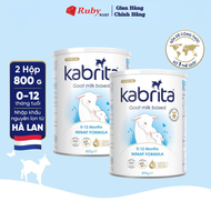 Combo 2 Lon Sữa dê Kabrita số 1 800g dành cho trẻ từ 0 đến 12 tháng tuổi