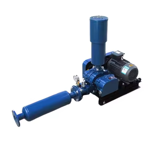 Three-Leaf Roots Blower for Aquaculture Aeration, Wastewater Treatment, Aeration, Vacuum Positive an