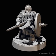 Tall 38mm 50mm 75mm Dwarf Warrior Elite Axman Resin Figurines TD-6966/3D