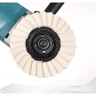Wool Flap Discs, 2 or 5-Pack, 4.5 or 5-Inch, for Angle Grinder