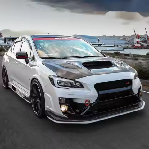 For 14-18 Onwards Impreza WRX STI S4 VAB VAF VRSA1 Style Front Carbon Fiber New Hood